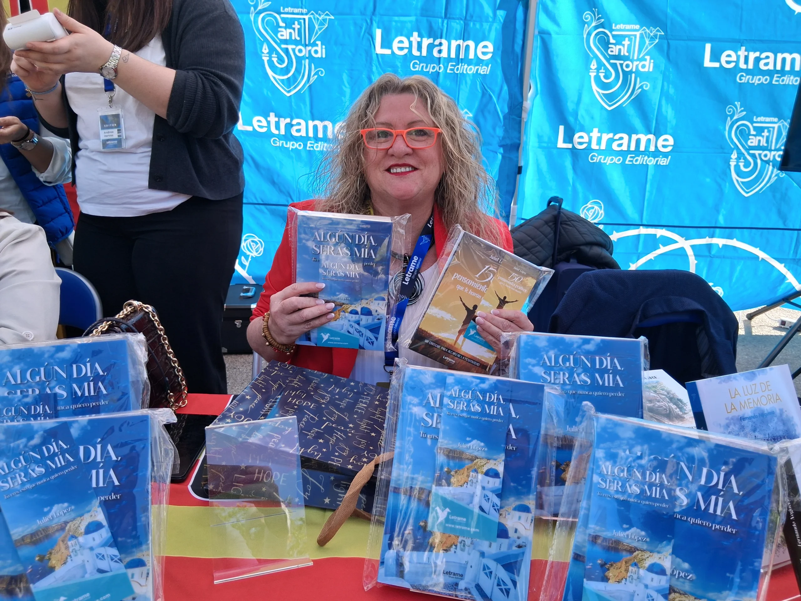 Juliet López presenta Algún día, serás mía en Sant Jordi 2025